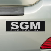Autocollant De Voiture Attitudes - "homosexuel simple " (En voiture)
