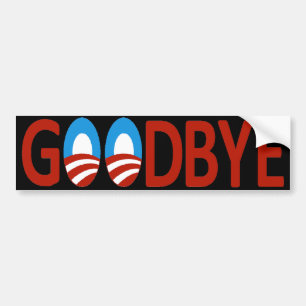 Autocollant De Voiture Au revoir adhésif pour pare-chocs d'Obama