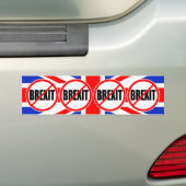 AUTOCOLLANT DE VOITURE "AUCUN BREXIT " (En voiture)