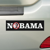 Autocollant De Voiture Aucun Obama (En voiture)