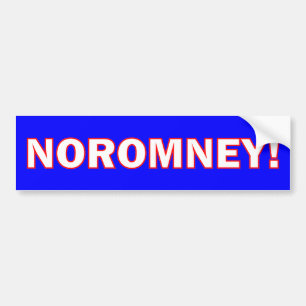 Autocollant De Voiture Aucun Romney