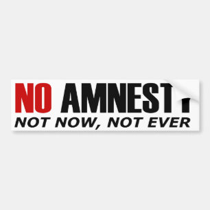Autocollant De Voiture Aucune amnistie