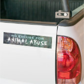 Autocollant De Voiture "Aucune excuse pour l'adhésif pour pare-chocs (Sur camion)