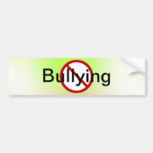 Autocollant De Voiture Aucune intimidation (Devant)