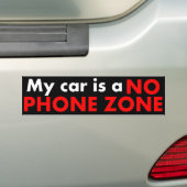 Autocollant De Voiture Aucune zone de téléphone (En voiture)