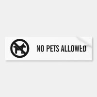 AUCUNS ANIMAUX FAMILIERS PERMIS