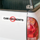 Autocollant De Voiture Aucuns paiements de voiture (Sur camion)