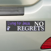 Autocollant De Voiture Aucuns regrets (En voiture)