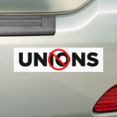 Autocollant De Voiture Aucuns syndicats (En voiture)