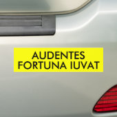 AUTOCOLLANT DE VOITURE AUDENTES FORTUNA IUVAT (En voiture)
