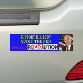 Autocollant De Voiture Audit de l'heure 1207 de révolution de Ron Paul le (En voiture)