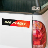 Autocollant De Voiture Augmentation rouge de planète (Sur camion)