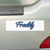 Autocollant De Voiture Autoaufkleber Autoselber bleu Freddy Name (En voiture)