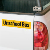 Autocollant De Voiture Autobus d'Unschool (Sur camion)