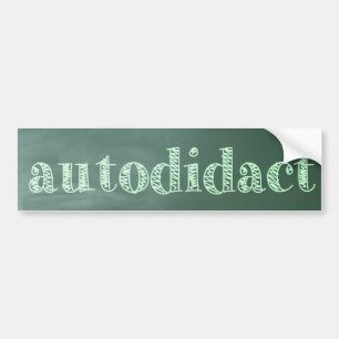 Autocollant De Voiture autodidacte