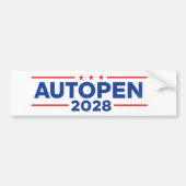 AUTOCOLLANT DE VOITURE AUTOPEN 2028 (Devant)