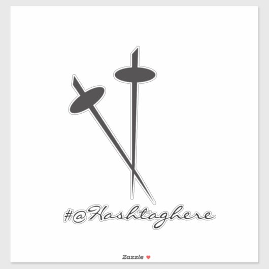 Autocollant de voiture avec nom de script noir d'é (Feuille)