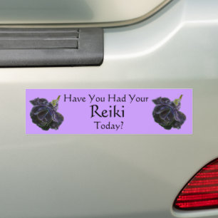 Autocollant De Voiture Avez-Vous Eu Votre Reiki Aujourd'Hui Rose