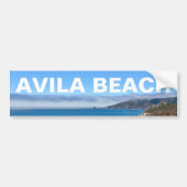 Autocollant De Voiture Avila Beach California Overlook Photography (Devant)