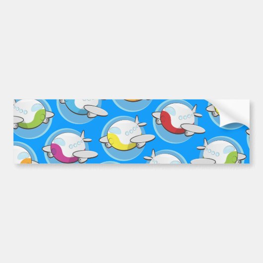 Autocollant De Voiture Avions de jouets (Devant)