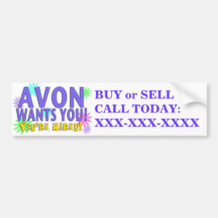 Autocollant De Voiture Avon vous souhaite