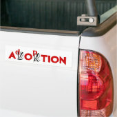 Autocollant De Voiture AVORTEMENT/adoption (Sur camion)