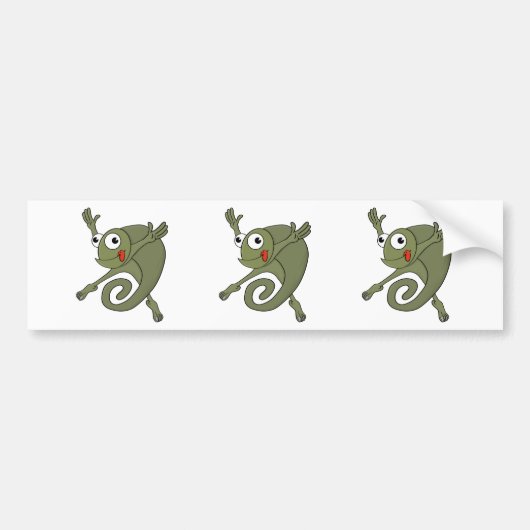 Autocollant De Voiture Awesome Chameleon (Devant)