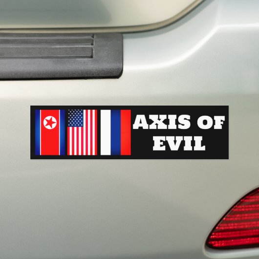 Autocollant De Voiture Axe du mal USA (En voiture)