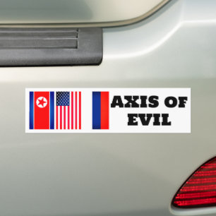 Autocollant De Voiture Axe du mal USA