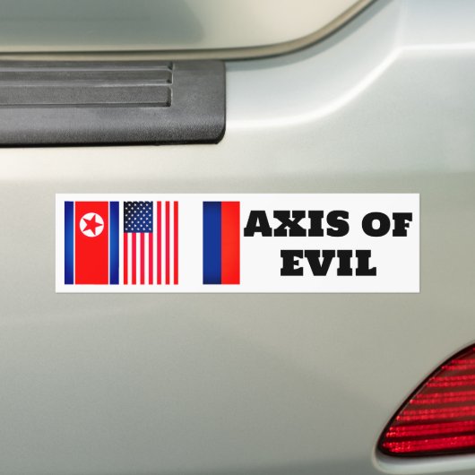 Autocollant De Voiture Axe du mal USA (En voiture)