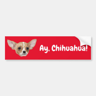 Autocollant De Voiture Ay, Chihuahua !