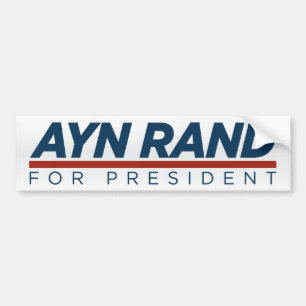 Autocollant De Voiture Ayn Rand pour le Président adhésif pour pare-cho