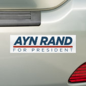Autocollant De Voiture Ayn Rand pour le Président adhésif pour pare-chocs (En voiture)
