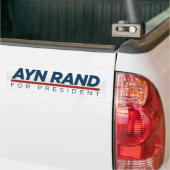 Autocollant De Voiture Ayn Rand pour le Président adhésif pour pare-chocs (Sur camion)