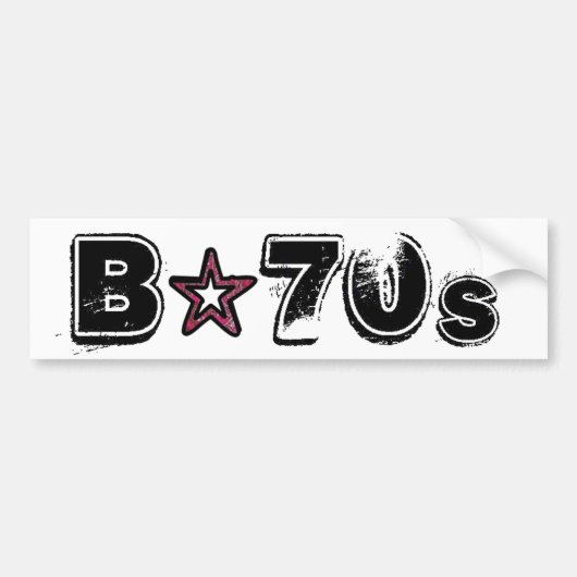 Autocollant De Voiture B-70s Official Sticker (Devant)