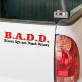 AUTOCOLLANT DE VOITURE B.A.D (Sur camion)