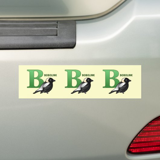 Autocollant De Voiture B est pour Bobolink (En voiture)
