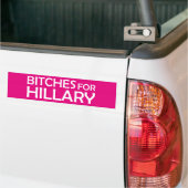 Autocollant De Voiture B*tches pour Hillary (Sur camion)