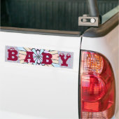 Autocollant De Voiture Baby Text mignon art design extraordinaire (Sur camion)