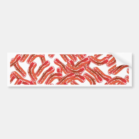Autocollant De Voiture Bacon Croustillant (Devant)