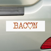 Autocollant De Voiture Bacon LOVE (En voiture)