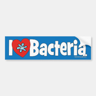 Autocollant De Voiture Bactéries du ♥ I