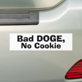 Autocollant De Voiture Bad DOGE, pas de biscuit (En voiture)