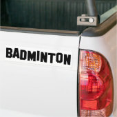 Autocollant De Voiture badminton (Sur camion)