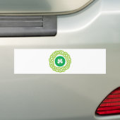 Autocollant De Voiture Bague CELTIC avec SHAMROCK (En voiture)