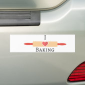 Autocollant De Voiture Bakers Love (En voiture)