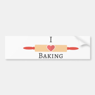 Autocollant De Voiture Bakers Love