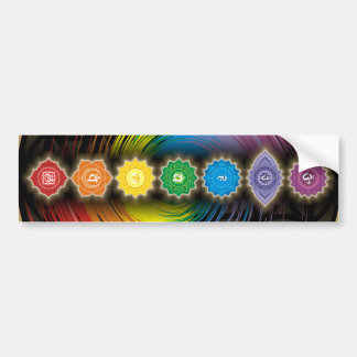 Autocollant De Voiture Balance chakra Yoga Mat