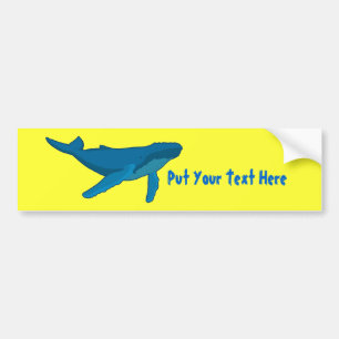 Autocollant De Voiture Baleine de bosse