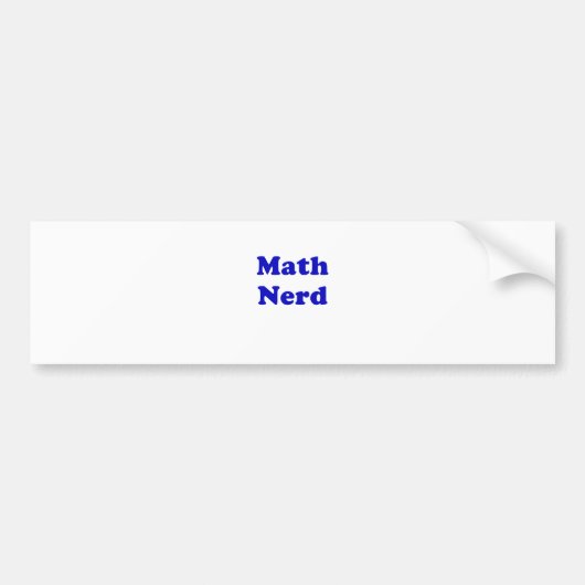 Autocollant De Voiture Ballot de maths (Devant)